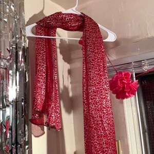 Red Iridescent Shawl